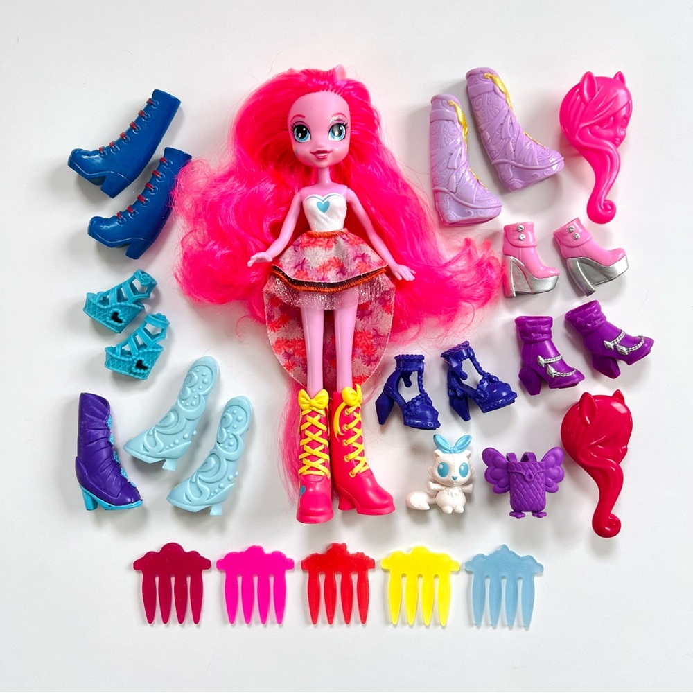 My Little Pony Equestria Girls Pinkie Pie doll + extra shoes & accessories